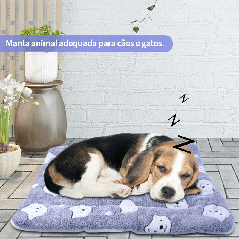 Cobertor peludo - serve como caminha para seu pet - Pimatinsshop