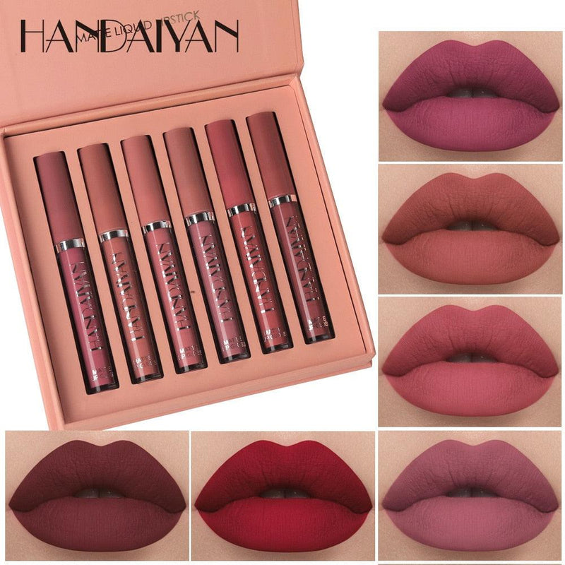 Batom Luxuoso Glamour Matte Handaiyan - Pimatinsshop