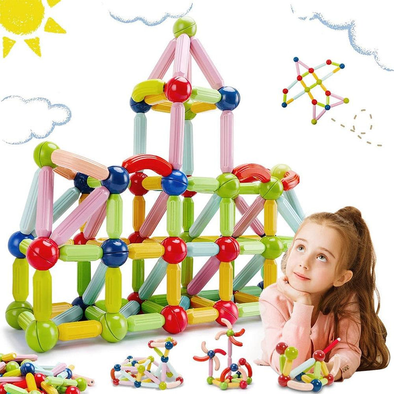 Blocos de Construção Magnéticos - Infantil - Pimatinsshop