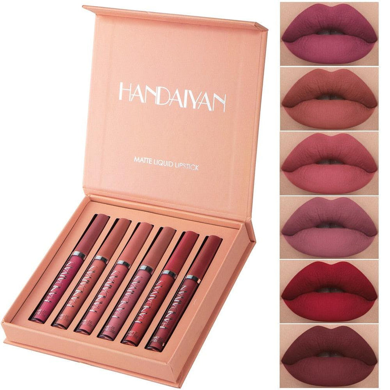 Batom Luxuoso Glamour Matte Handaiyan - Pimatinsshop