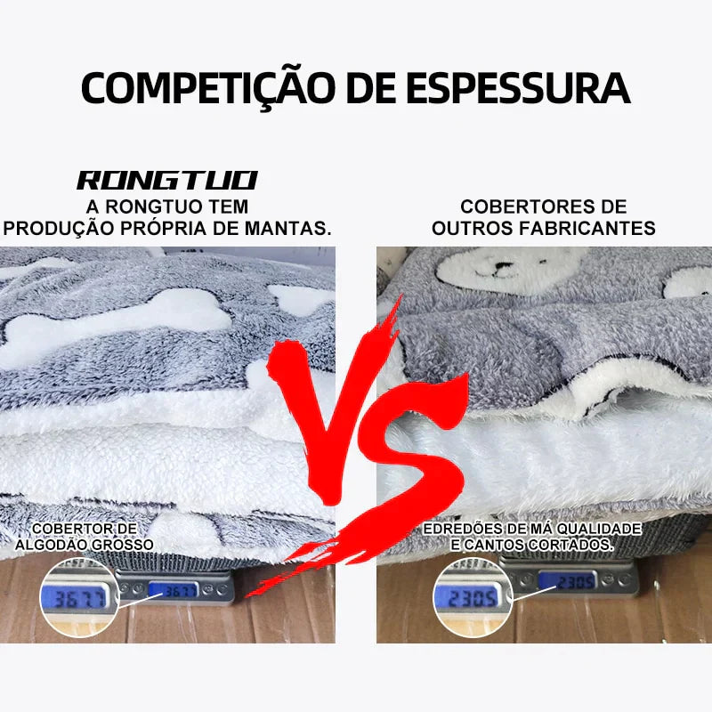 Cobertor peludo - serve como caminha para seu pet - Pimatinsshop